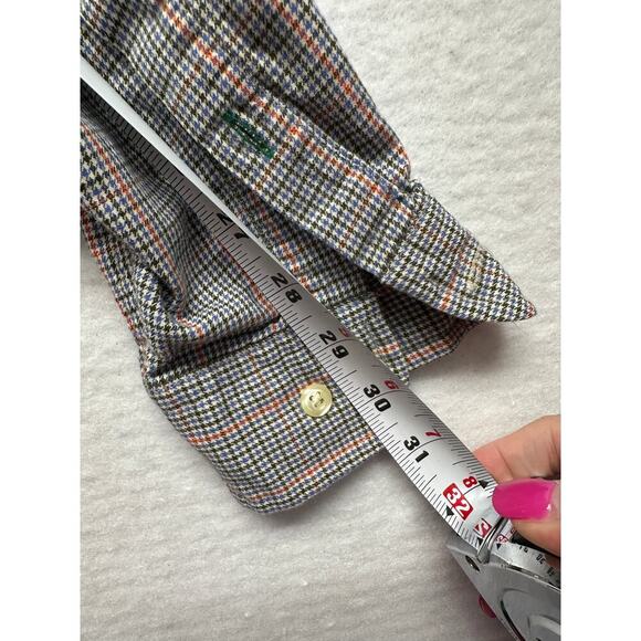 Tommy Hilfiger Lion Crest Men Multi Color Flannel Size S EUCq - Picture 8 of 8